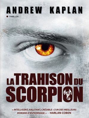 cover image of La trahison du scorpion
